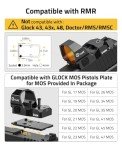 WolfCovert 6 MOA Red Dot Sight for Pistols