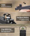 WolfCovert 6 MOA Red Dot Sight for Pistols