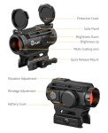 CVLIFE Solar Red Dot Sight with Multi-Reticle