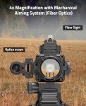 CVLIFE 4x32 Illuminated Holographic Sight with Laser