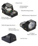 WolfCovert M08 Green Dot Sight with Adapter
