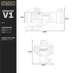 Tacticon Predator V1 Red Dot Sight for Rifles
