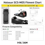 Holosun Multi-Reticle Green Dot Sight with Solar Charging