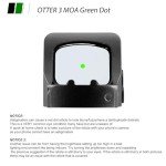 ZULISY Otter Green Dot Reflex Sight 3 MOA