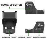ZULISY Otter Green Dot Reflex Sight 3 MOA