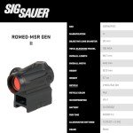 SIG SAUER Romeo-MSR GEN II 2 MOA Red Dot