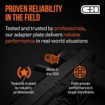 C+H Red Dot Mount for Glock 43X/48 MOS