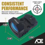 ADE RD3-022 Artemis PRO Motion Activated Red Dot Sight