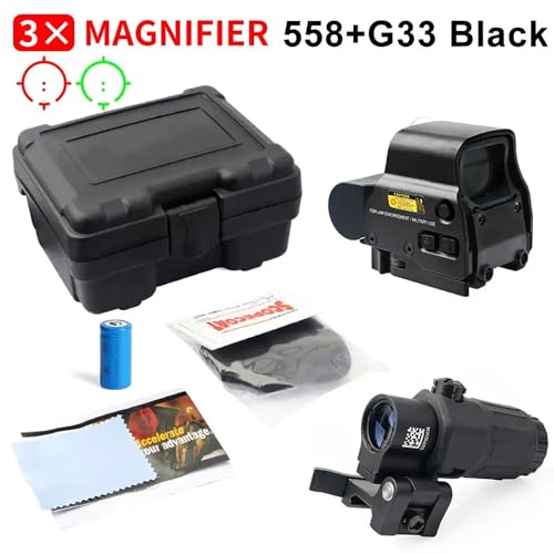 Generic 558 Red/Green Dot Holographic Sight and G33