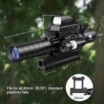 MidTen 3-9x32 Dual Illuminated Scope Combo