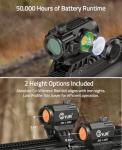 CVLIFE EagleFeather Reticle Red Dot Sight - 2 MOA
