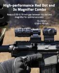 JackalHowl Red Dot Sight & 3X Magnifier Set