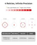 CVLIFE Solar Red Dot Sight with Multi-Reticle