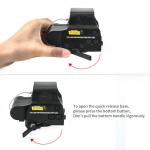 3X Magnifier Red Dot Holographic Sight for Hunting
