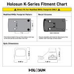 Holosun HS507K-X2-FDE Reflex Sight for Handguns