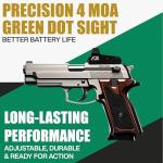 Ade Advanced Optics Green Dot Sight for Handguns
