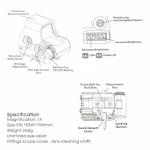 558 Holographic Red Dot Sight with 3X Magnifier