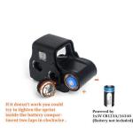 Tactical 558 Red Green Dot Holographic Sight