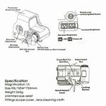 Tactical 558 Red Green Dot Holographic Sight