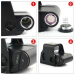 Red Green Dot Reflex Holographic Sight for 20mm Rail