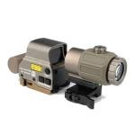 558 Red Dot Sight with 3X/5X Magnifier Combo