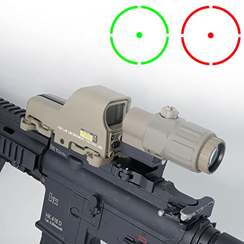 553 Holographic Red Green Dot Sight Combo with G33 Magnifier