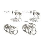 Red and Green Holographic Sight with 3x/5x Magnifier