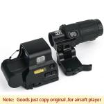 Red/Green Dot Holographic Sight with 3X Magnifier