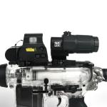 Red/Green Dot Holographic Sight with 3X Magnifier