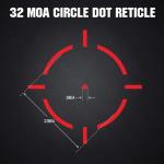 ohhunt Shake Awake Red Dot Sight with Multiple Reticles