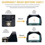 Bravary UL1 1x22mm Red Dot Sight - Silver