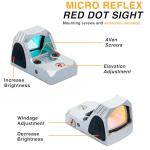 Bravary UL1 1x22mm Red Dot Sight - Silver