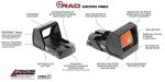 Crimson Trace RAD Micro Reflex Sight with 3 MOA Red Dot