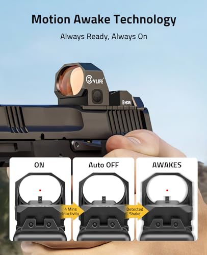 CVLIFE WolfCovert Mini Red Dot Sight - 6 MOA