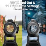 LERNAS 2MOA Red Dot Sight with Co-Witness Mount