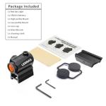 LERNAS 2MOA Red Dot Sight with Co-Witness Mount