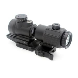 3X G43 Magnifier with Mini Red Dot Sight Combo