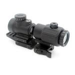 3X G43 Magnifier with Mini Red Dot Sight Combo