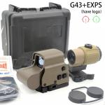 G43 3X Tactical Red Green Dot Sight Magnifier