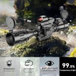 Qande 4-16x50AO Red/Green Holographic Sight