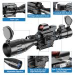 Qande 4-16x50AO Red/Green Holographic Sight