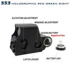Holographic Red Green Dot Reflex Sight 20mm