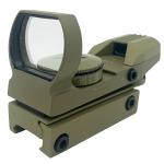 Red/Green Dot Holographic Reflex Sight with 4 Reticles