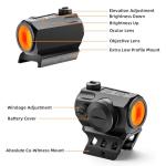 LERNAS 2MOA Red Dot Sight with Mount