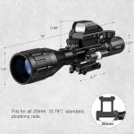 MidTen 4-16x50 Tactical Scope with Holographic Sight