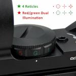 Red Green Dot Holographic Sight for Picatinny Rail