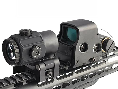 3X Magnifier Red Dot Holographic Sight for Hunting