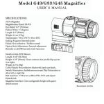 3x Magnifier Red Green Dot Holographic Sight