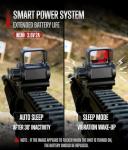 GLORYFIRE Red Dot Holographic Sight with Picatinny Mount