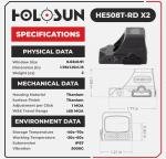 HOLOSUN HE508T-RD X2 Red Dot Sight